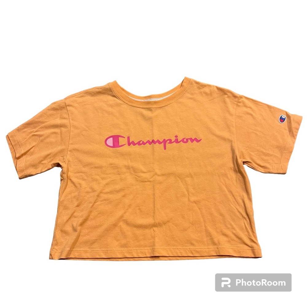 Champion Women’s Extra Small Crop Top Short Sleeve T-Shirt Crewneck Graphic